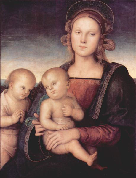 Pietro Perugino Madonna mit Hl. Johannes dem Taufer